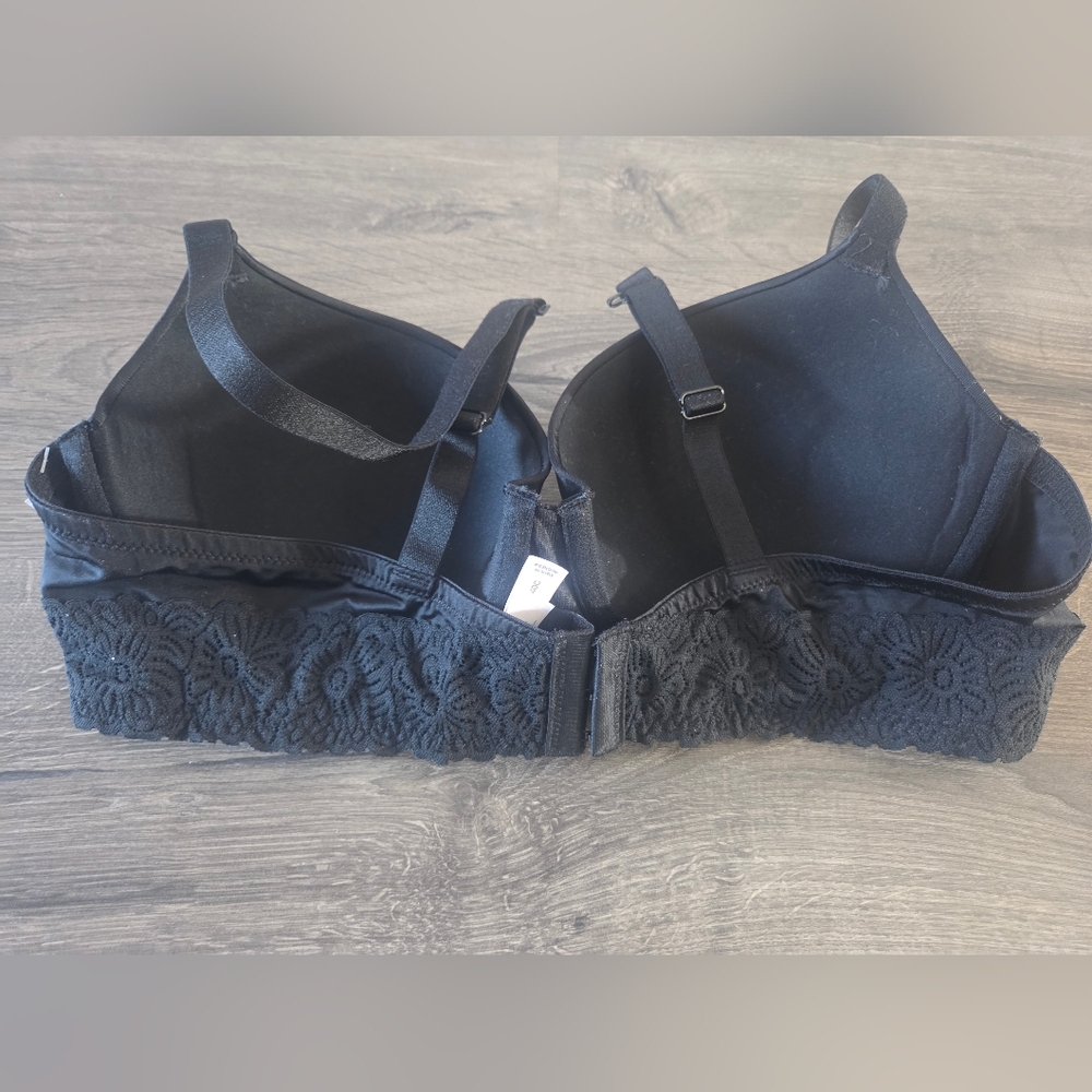 Auden Black Lace Trim Bra 40c NWT - Picture 4 of 4